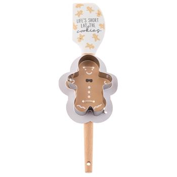 Holiday Spatula &amp; Cookie Cutter Set