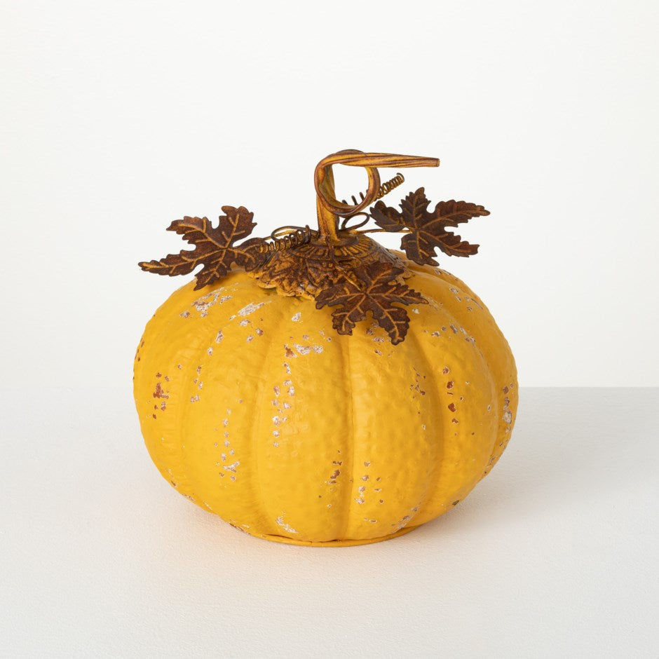 Metal Pumpkin Decor