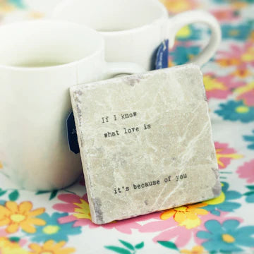 Cedar Mountain Marble Coaster