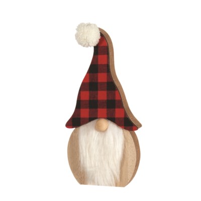 Wooden Santa Gnome Decorations
