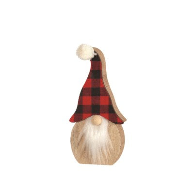 Wooden Santa Gnome Decorations