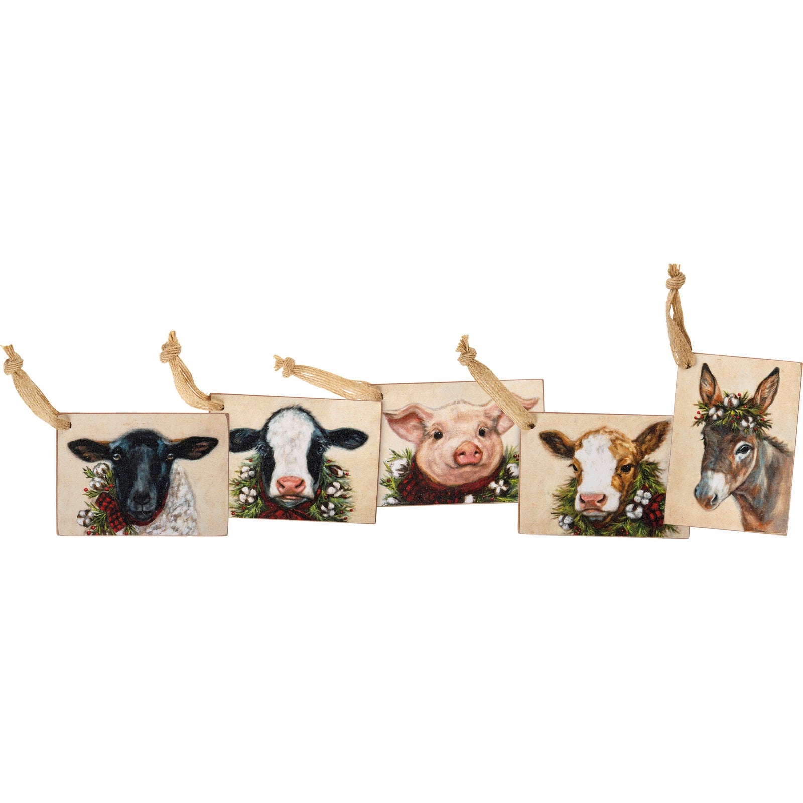 Wooden Animal Gift Tags