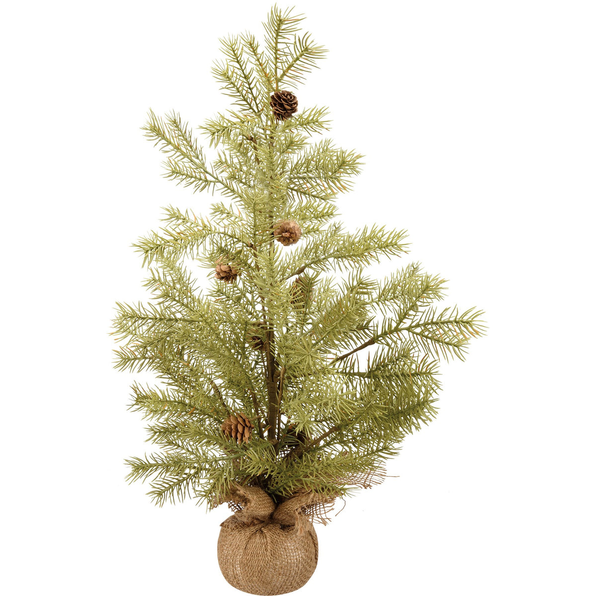 Fir T&amp; Pinecone Decorative Tree 22&quot;