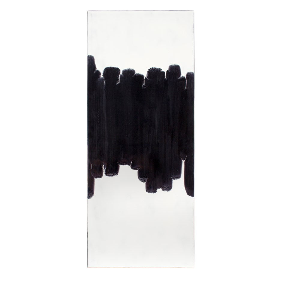 Black & White Enamelled Iron Wall Decor