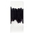 Black & White Enamelled Iron Wall Decor