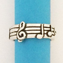 Pewter Music Rings
