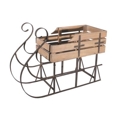 Wood and Metal Sleigh