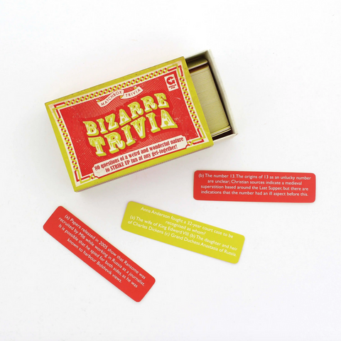 Ginger Fox Matchbook Trivia Games