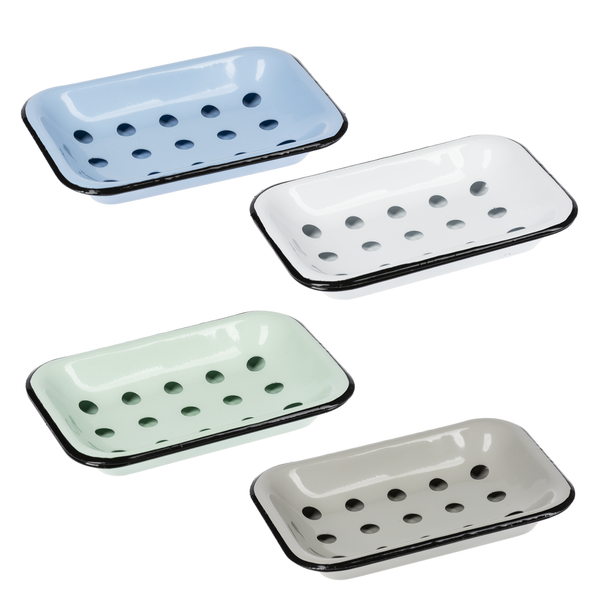Layered Enamel Soap Dish