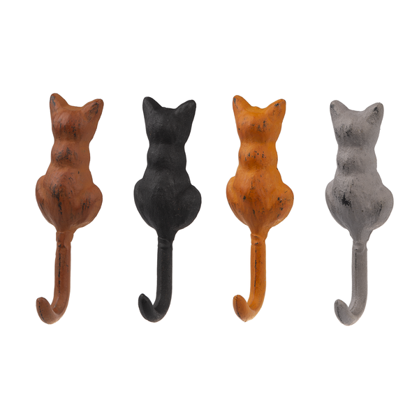 Cat Tail Cast Iron Wall Hook