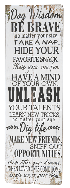 Dog Wisdom Wall Decor