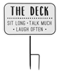 Porch Sign Metal Stakes