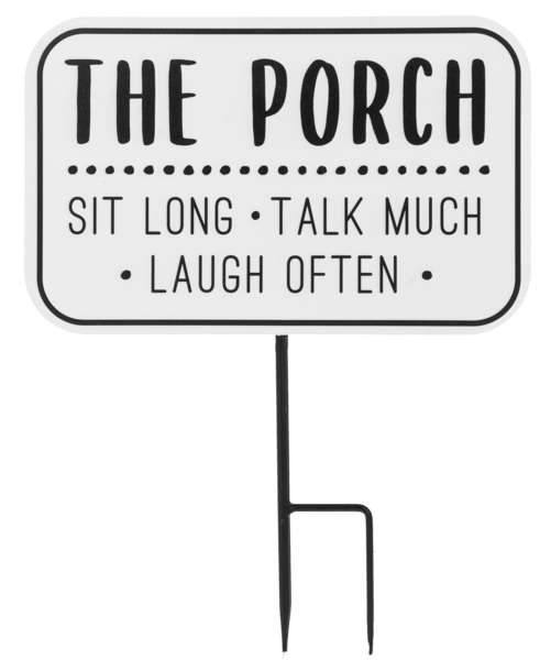 Porch Sign Metal Stakes