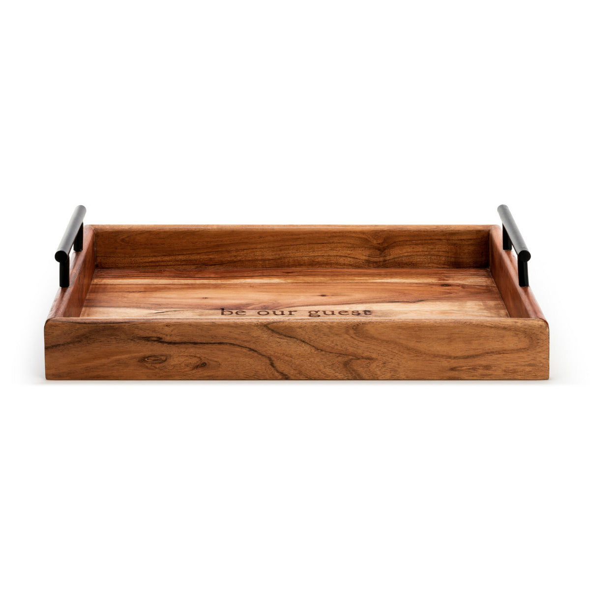 Be Our Guest Wood Serving Tray