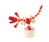 Wooden Dino Push Puppets