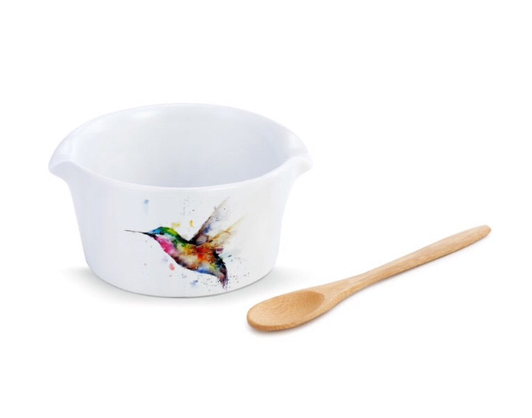 Hummingbird Appetizer Bowl With Spoon