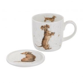 Wrendale Mug & Coaster Set
