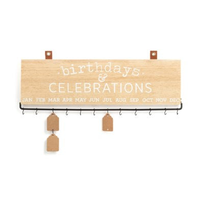 Birthday & Celebrations Calendar