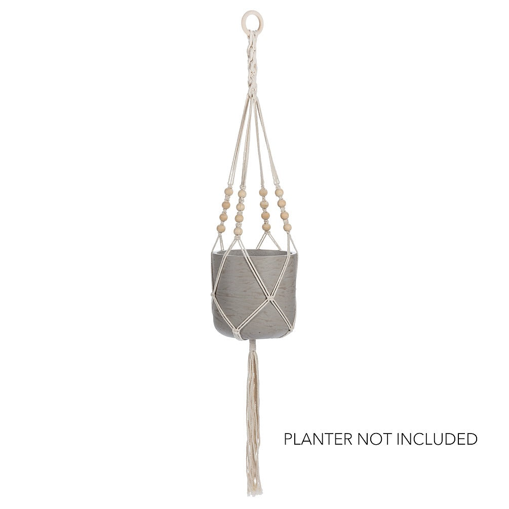 Planter Hanger with Beads