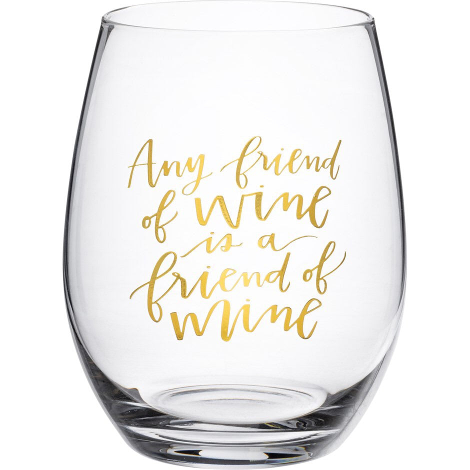 CLEARANCE Stemless Wine Glasses