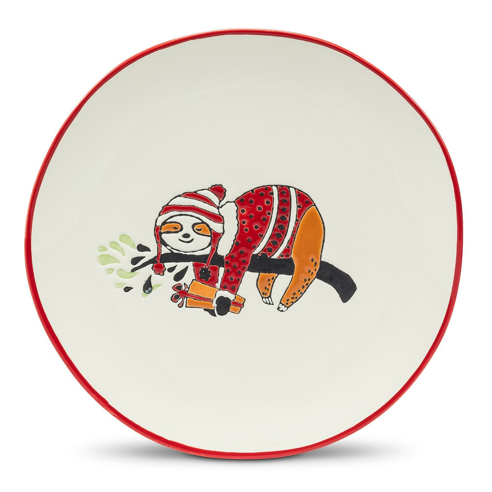 Sloth In Sweater Plate