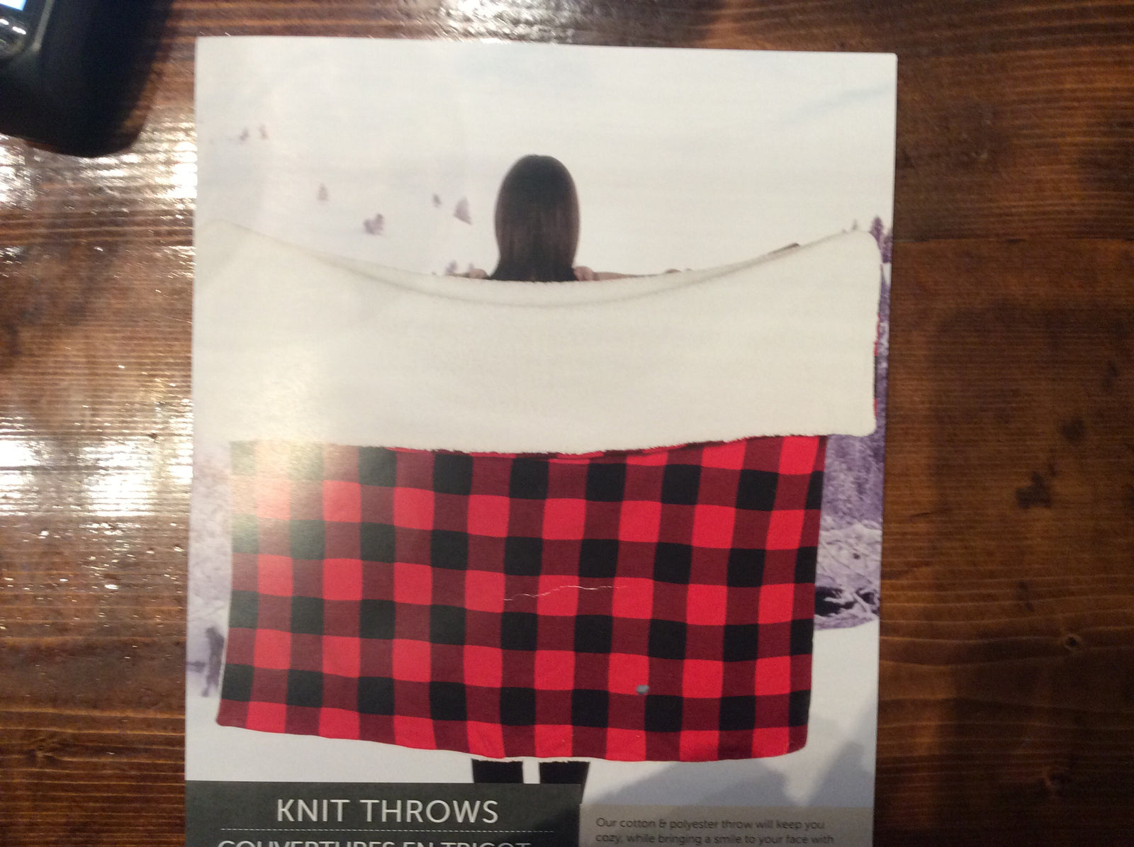 Fleece Buffalo Plaid Throw