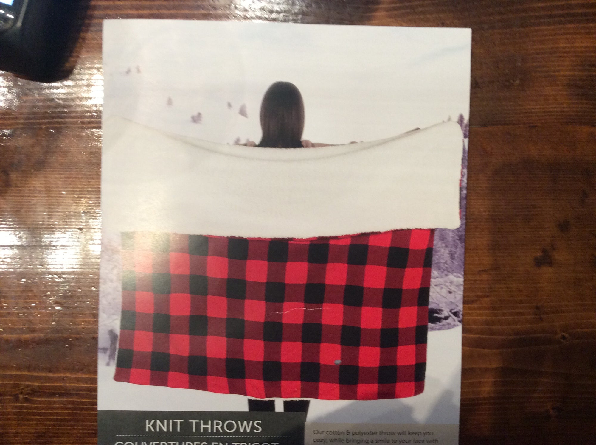 Fleece Buffalo Plaid Throw