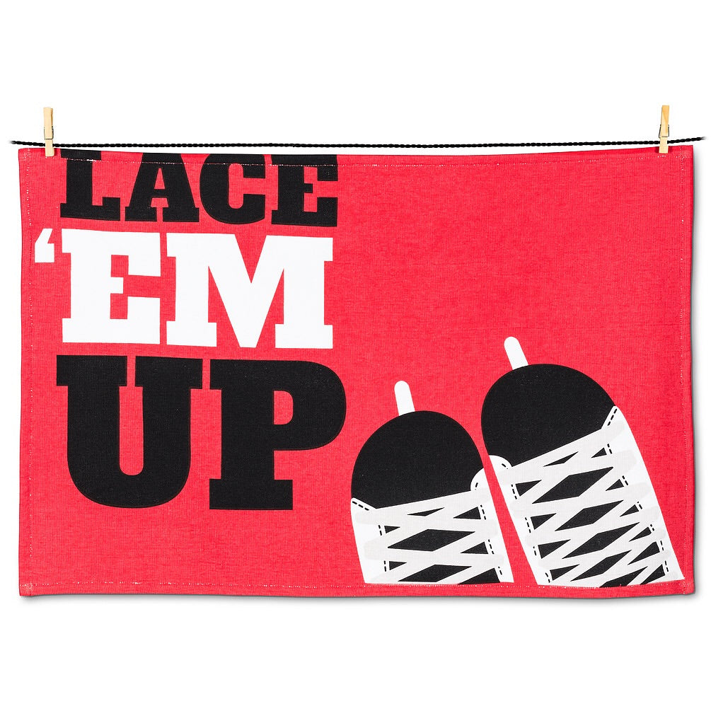 Lace Em Up Terry Towel