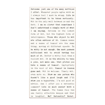 Cedar Mountain Typewriter Signs