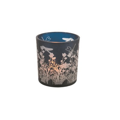 Frosted  Glass Tea Light/Candle  Holder