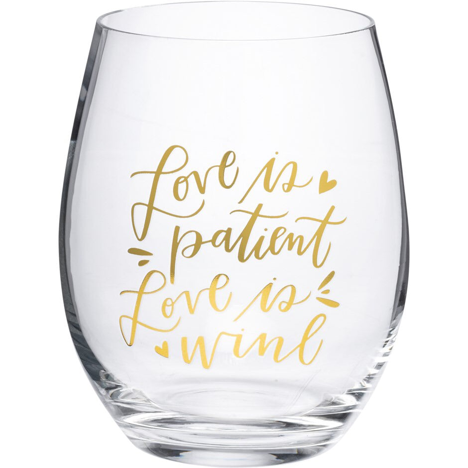 CLEARANCE Stemless Wine Glasses