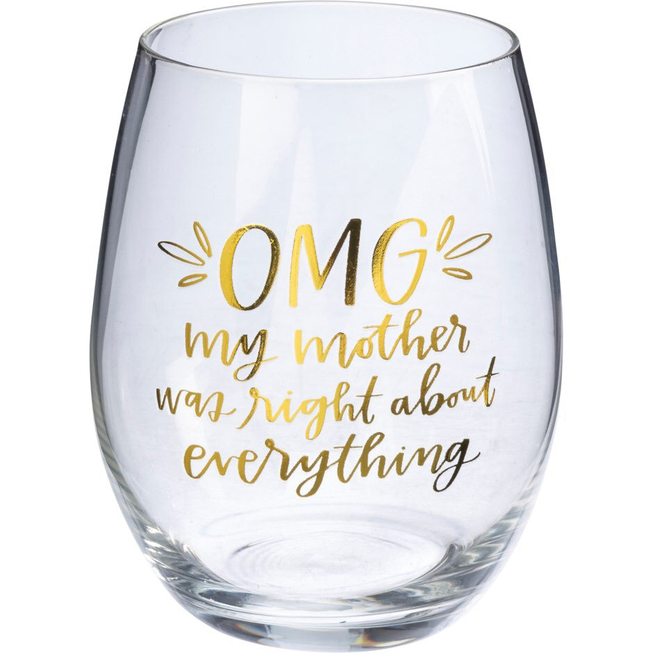 CLEARANCE Stemless Wine Glasses
