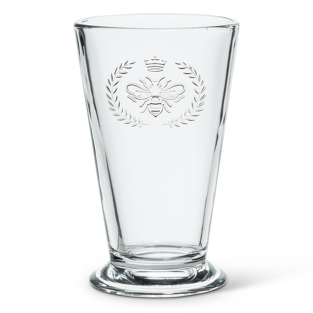 Bee In Crest Panel Highball Tumbler 12oz