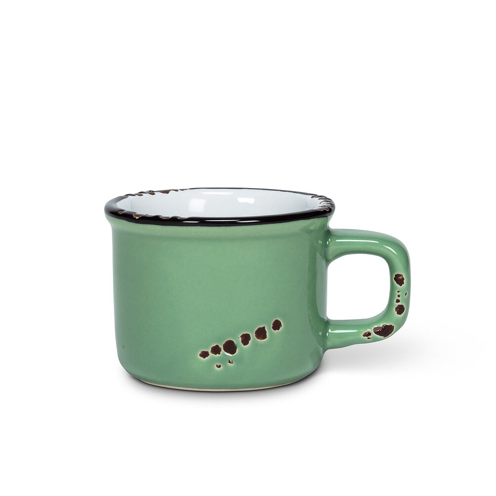 Enamel Look Espresso Mug 3oz