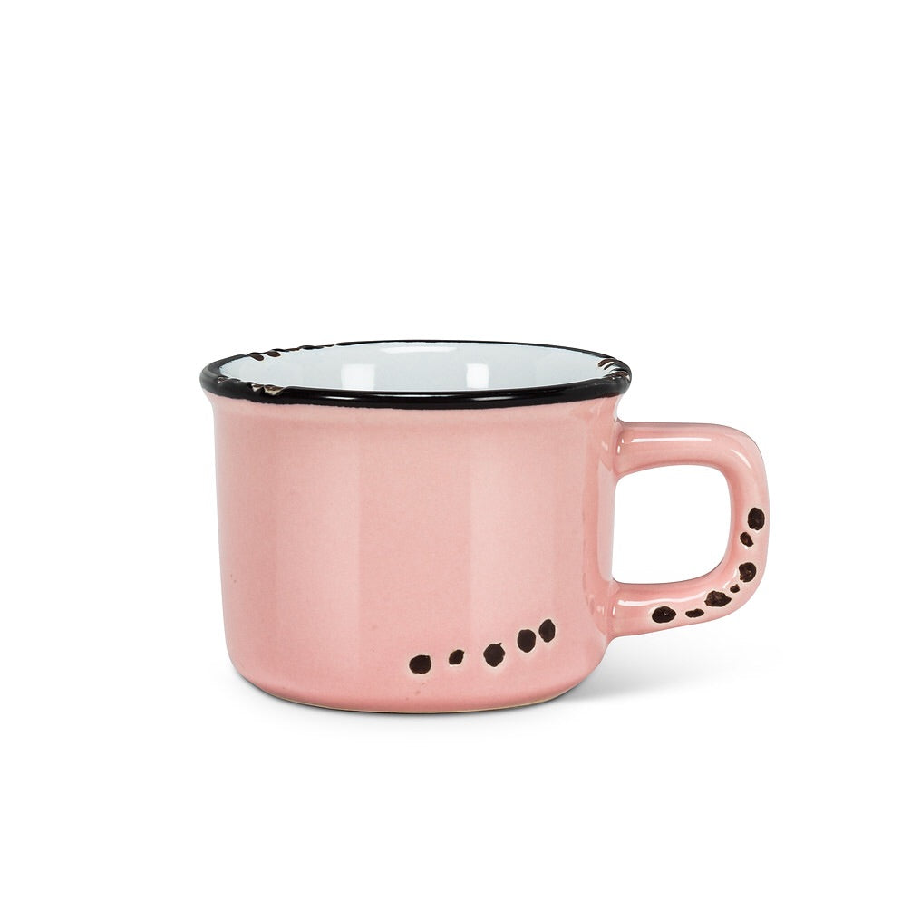 Enamel Look Espresso Mug 3oz