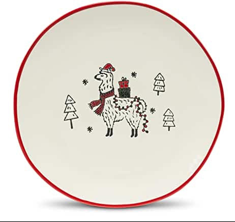 Llama With Hat Plate