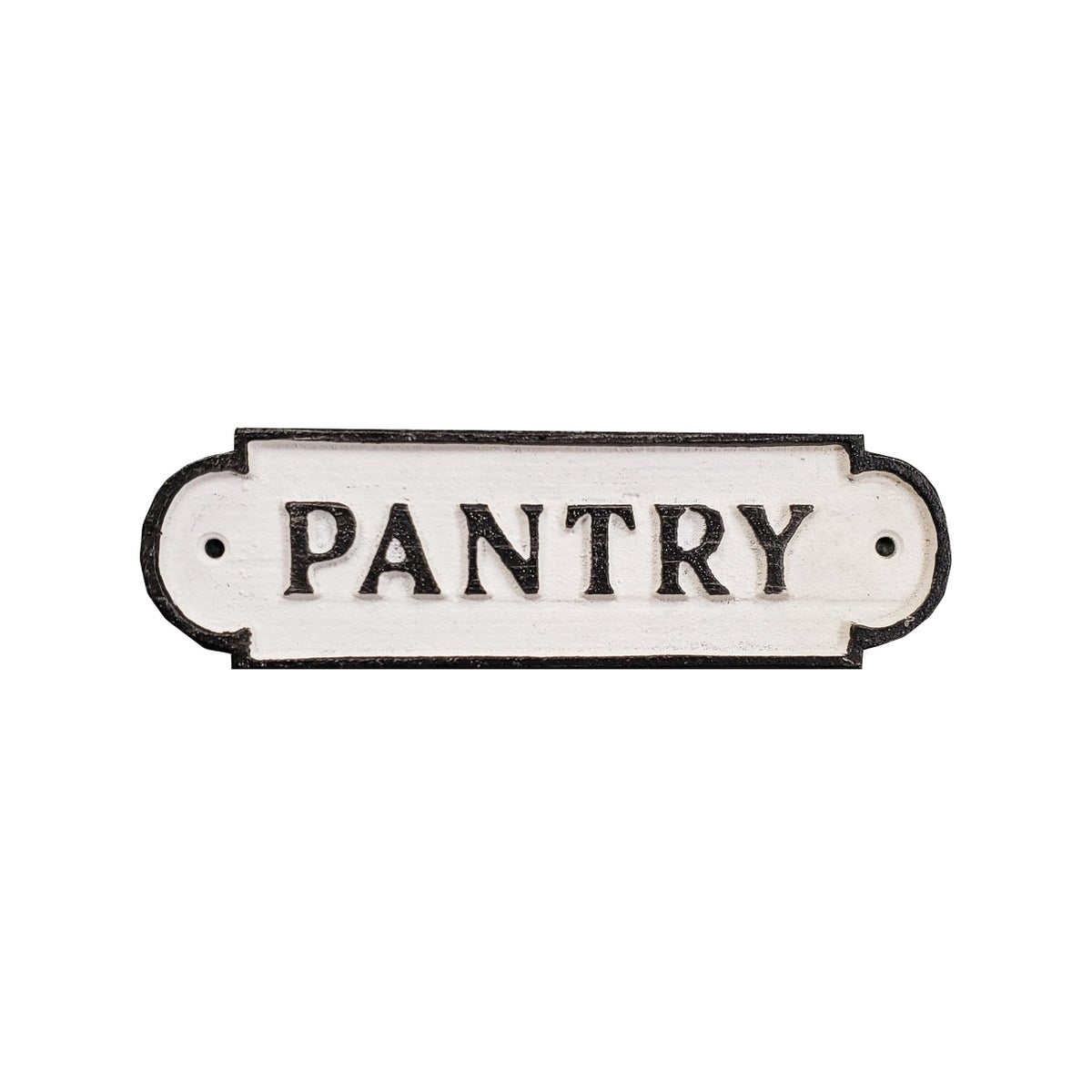Cast Iron Pantry Sign