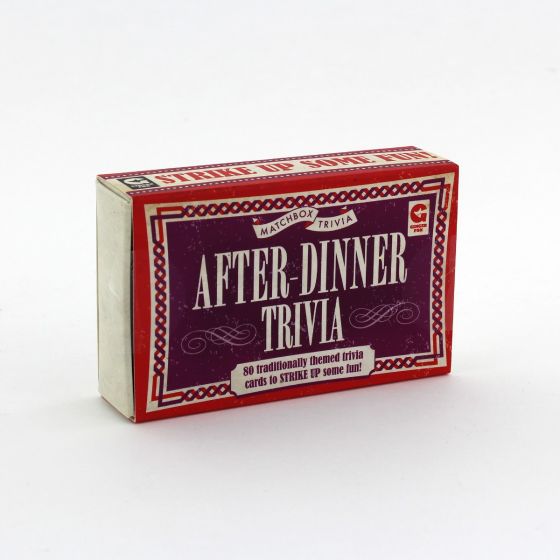 Ginger Fox Matchbook Trivia Games