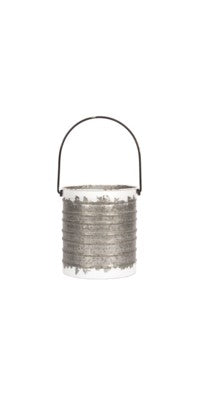 Metal Bucket with Handle Planter