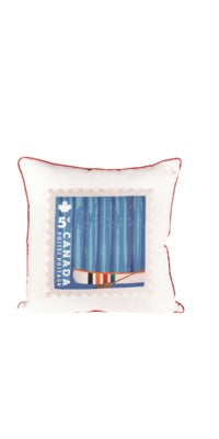 Canada Canoe Stamp Pillow